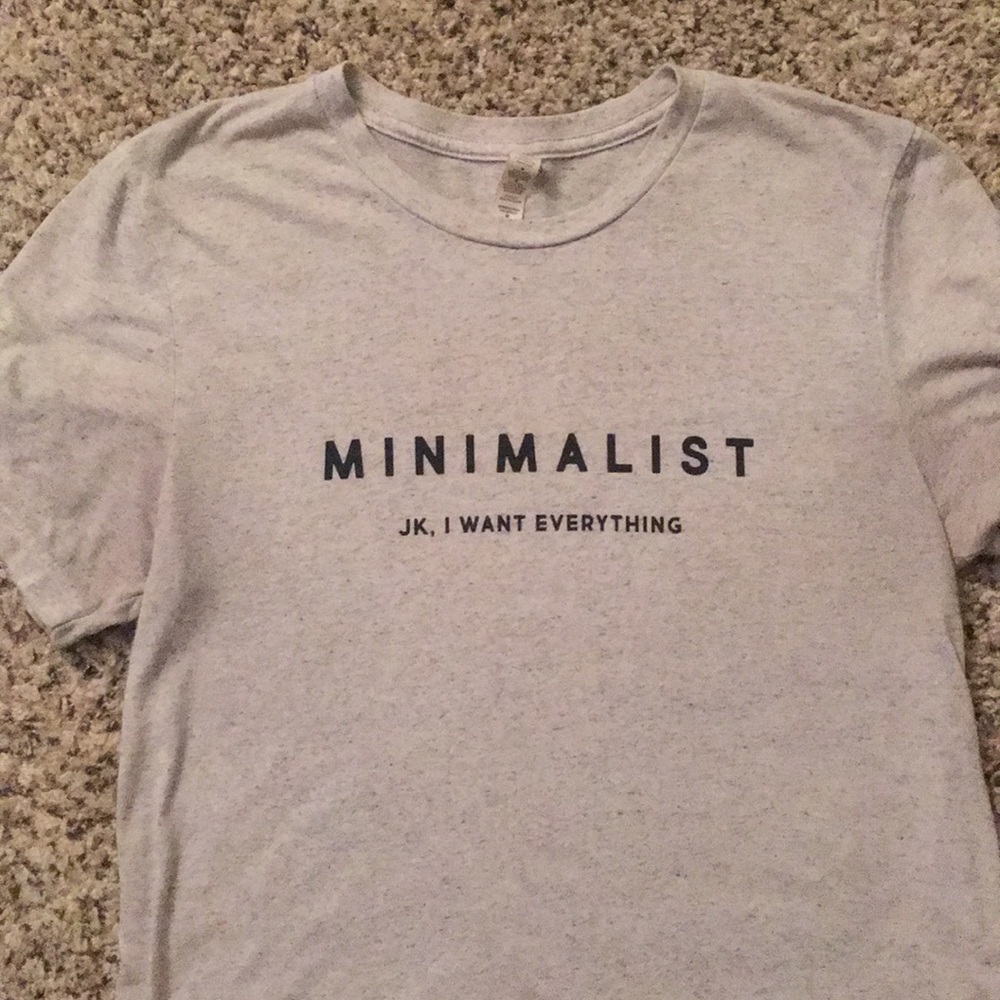 Minimalist graphic tee